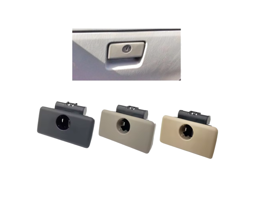 ديكور قفل درج تويوتا بلون أسود