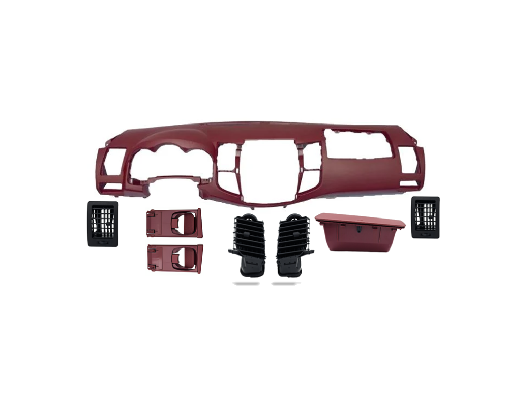 مجموعة قشرة طبلون كاملة مع ريش مكيف في المنتصف وأطراف جانبية ودرج طبلون مع حامل أكواب لسيارة هايلكس 2006-2015