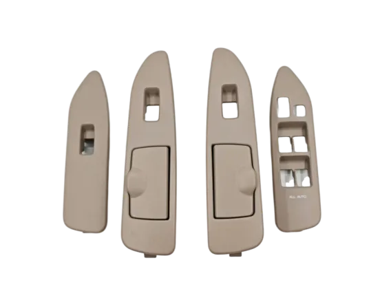 طقم ديكور زجاج لسوتش لاندكروزر 2003 - 2007 - بيج مكون من 4 قطع