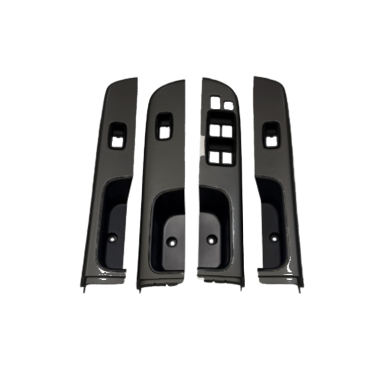 طقم تزيين زجاج سوتش لنيسان فتك باللون الأسود