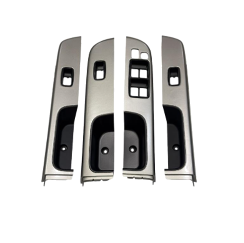 طقم ديكور زجاجي لسويتش نيسان فتك باللون الرصاصي