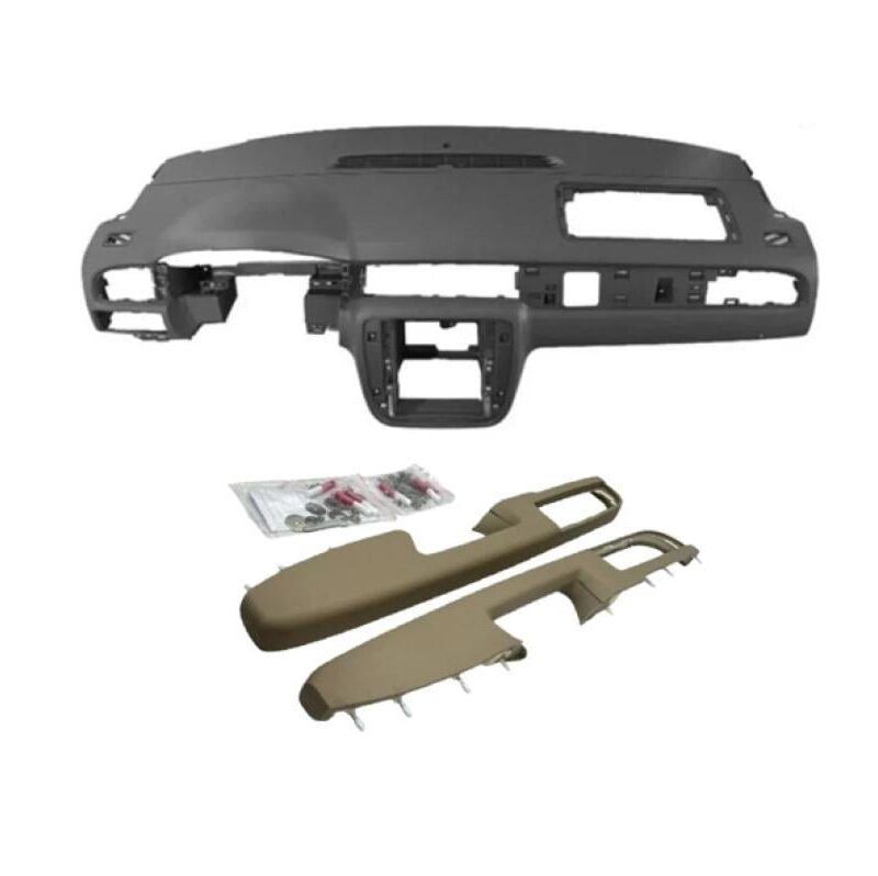 مجموعة قشرة لوحة عدادات داخلية لجمس 2007-2014 مع طقم مقابض الباب الأمامي الأيسر والأيمن 2010-2014